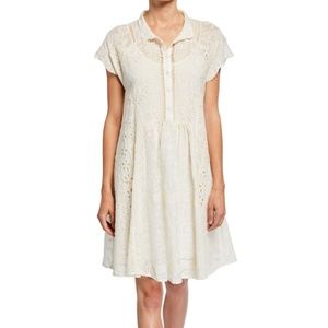 Nwt Johnny Was Eyelet Georgette dress  S